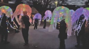 Troop of jellyfish shines in Bristol