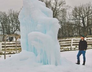 A tower of ice grows in Panton — but why?