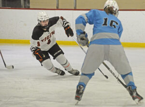 Tiger girls’ hockey skates well against the Wolves, but falls, 3-1