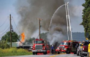 Gas-hauling truck fire strikes Route 7 in Ferrisburgh again