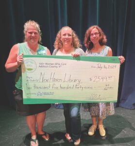 100 Women Who Care award checks