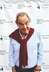 Oliver Stone takes a bow in Middlebury