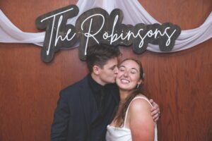 Weddings: Emma and Christopher: Chat online, meet in school