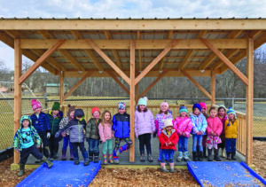 Note of appreciation: Career Center builds outdoor kitchen for preschool