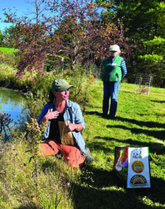 Locals learn about seed harvesting