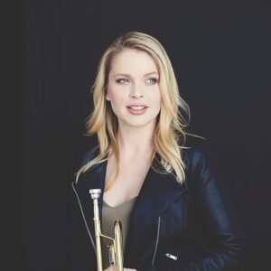 Fiery trumpeter & vocalist leads her quintet