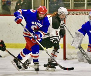 Tiger girls’ hockey ties defending champ, 5-5