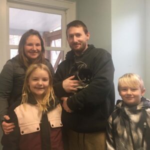 First pet adopted in 2025: Tinsel