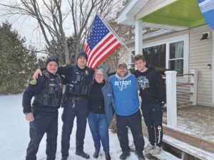 Police replace stolen flag that flew for late veteran