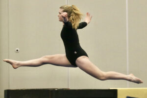 Young Tiger gymnasts in good form vs. Burr & Burton
