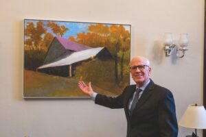 Works from German-American artist Wolf Kahn at Statehouse in Montpelier