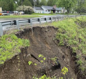 Slope slides away from West Street in Bristol