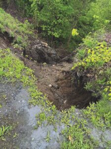 Crews repair landslide along busy Bristol artery