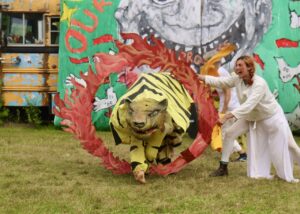 Bread + Puppet’s annual circus tour comes to fair grounds