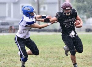 Eagle football blanks OV in opener