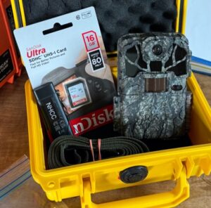 Borrow a trail camera from the New Haven library