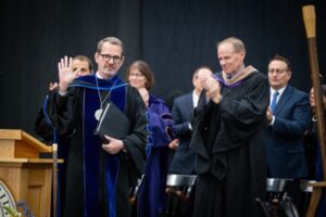 College inaugurates Baucom, considers ‘What is Middlebury for’