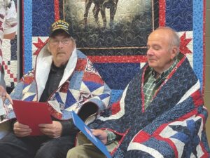 Quilters wrap veterans in love, appreciation