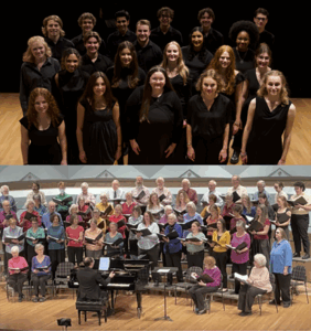 Choirs join forces and sing from the heart