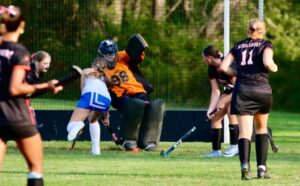 High school field hockey stars honored