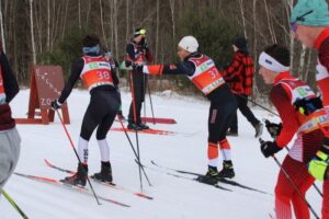 Nordic skiers fly through cold weather during late December meet in Huntington