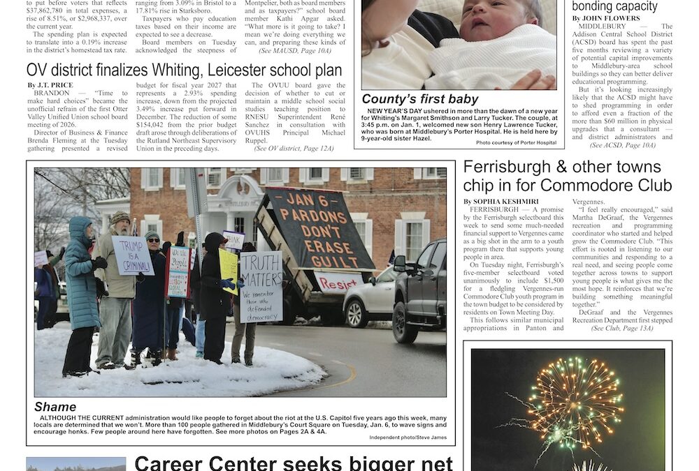 Thursday, Jan. 8, 2026