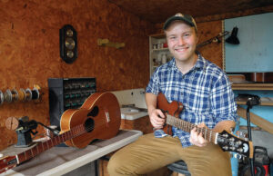 Local luthier lights up Starksboro session