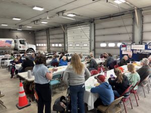 Shoreham residents gather for dinner and community planning discussions