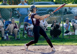Mt. Abe softball wins with homers