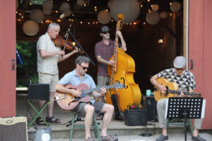 The Tillerman’s big red barn gets ready to host another season of weekly free music