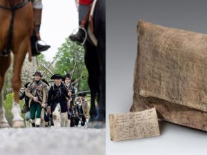 Soldier’s knapsack carries powerful message of independence