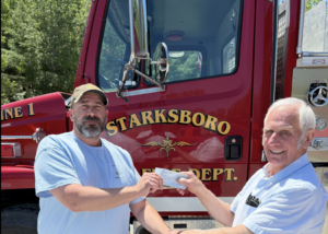 Masons raise money for the Starksboro Fire Department
