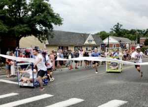 ‘Otterly Hopeless’ trio defends outhouse race title