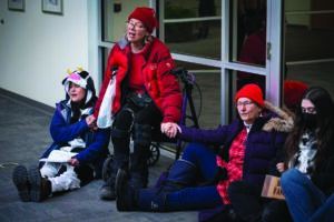 ‘Where are the young people?’ Seniors take the helm of anti-Trump protests