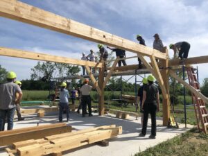 Many Cornwall hands lighten pavilion load