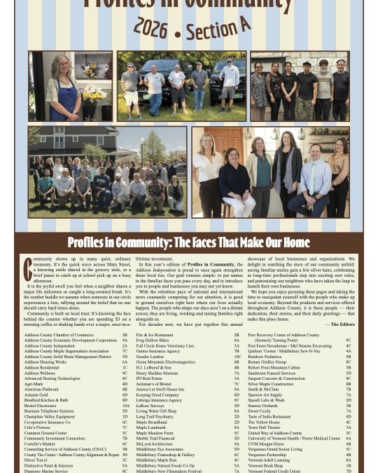 Profiles in Community 2026