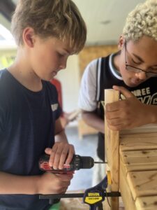 Middlebury youth were busy giving back this summer