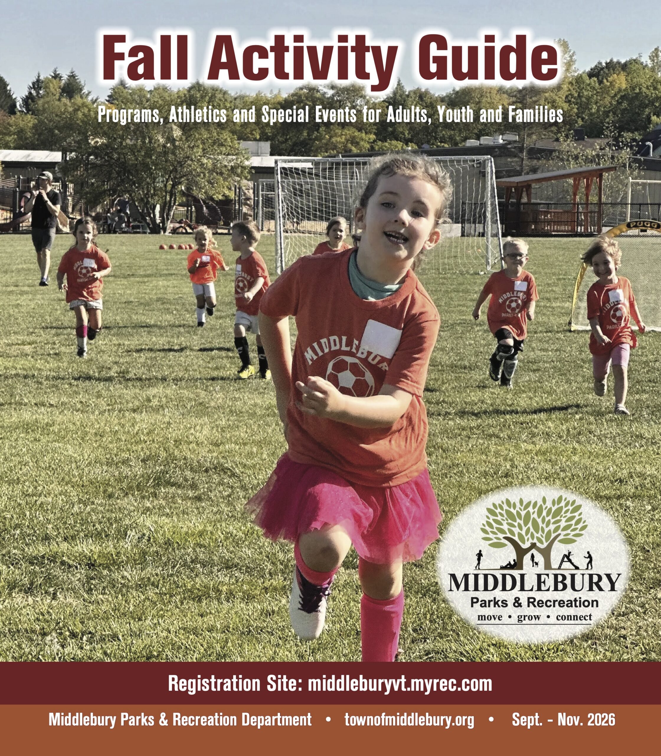 Middlebury Parks & Rec Fall Activity Guide 2026