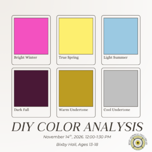 Teen Program: DIY Color Analysis