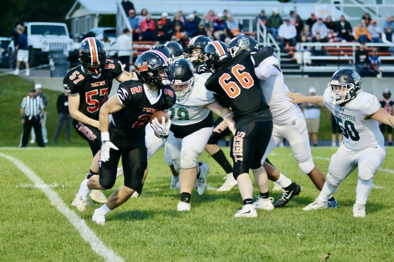 Tiger football falls to St. J