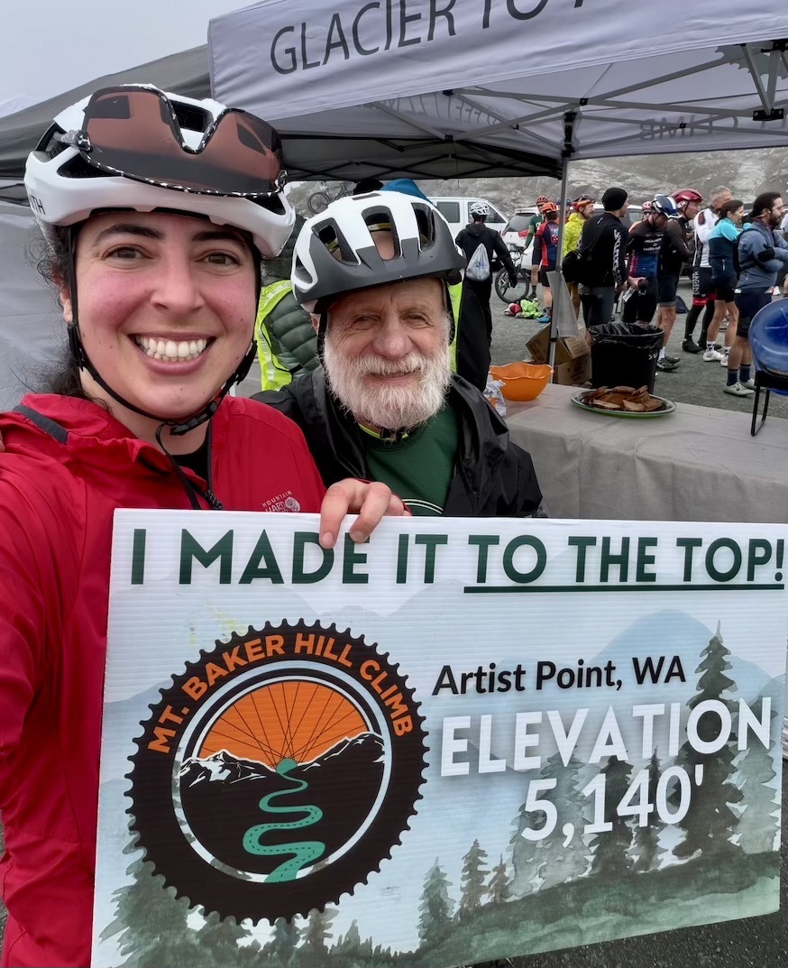 ‘On Beyond Zebra’: 81-year-old Midd man takes on Mt. Baker by bike