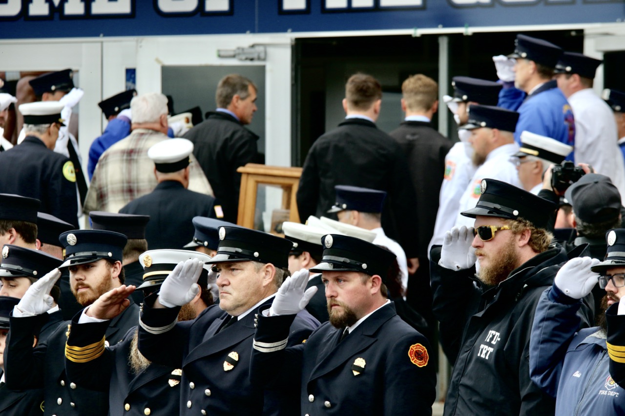 Funeral of Phil Stearns, 2nd Assistant Chief of the Addison Volunteer Fire Department