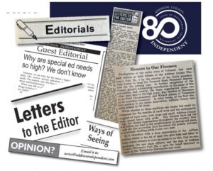 Why we run editorials & readers’ letters