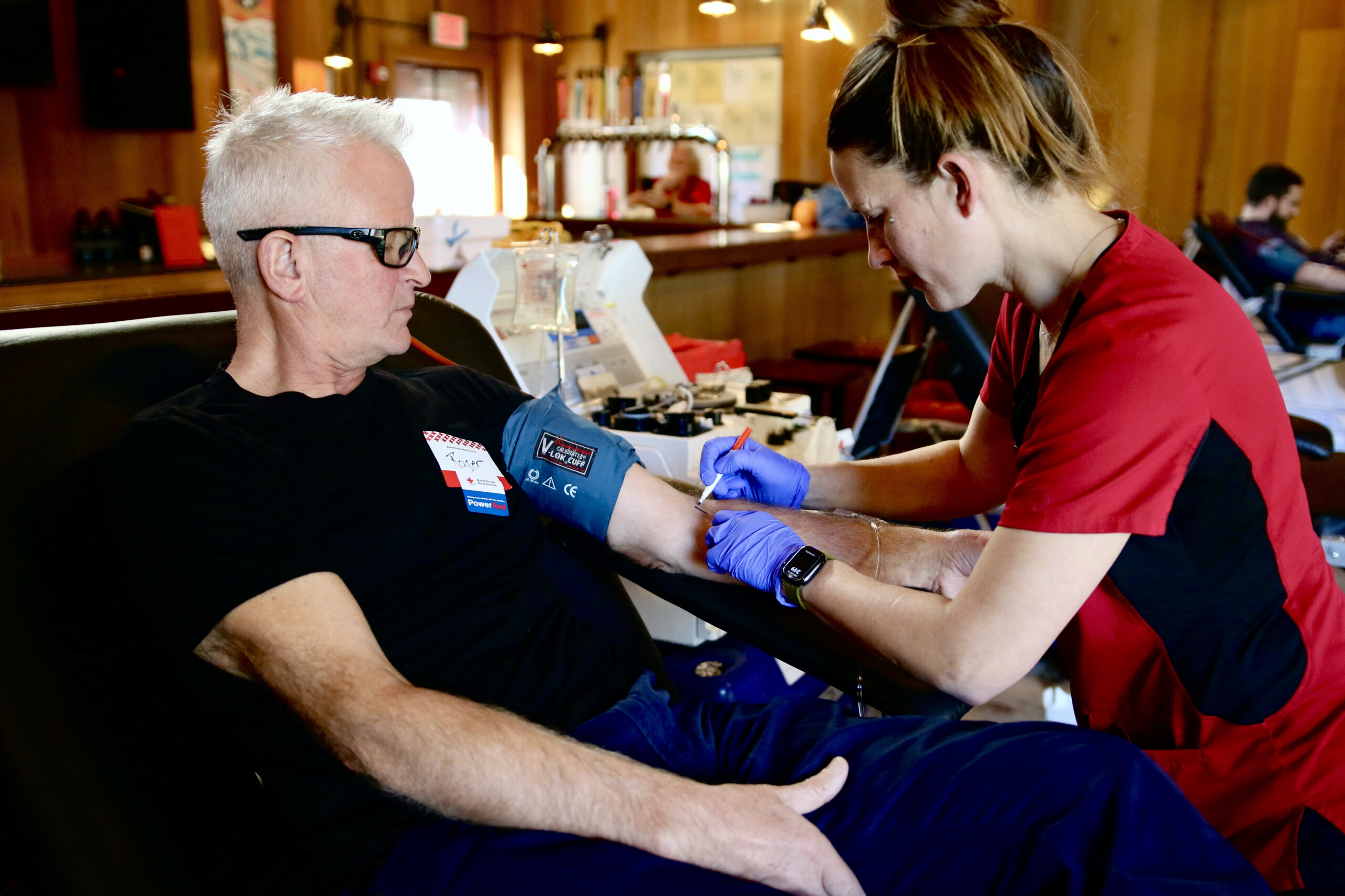 Seniors are welcome to give blood, and even needed