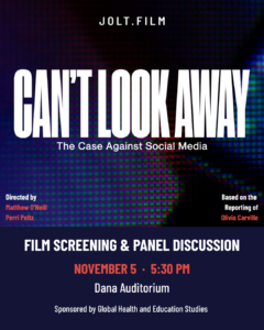 “Can’t Look Away” Film Screening and Conversation on Social Media and Youth