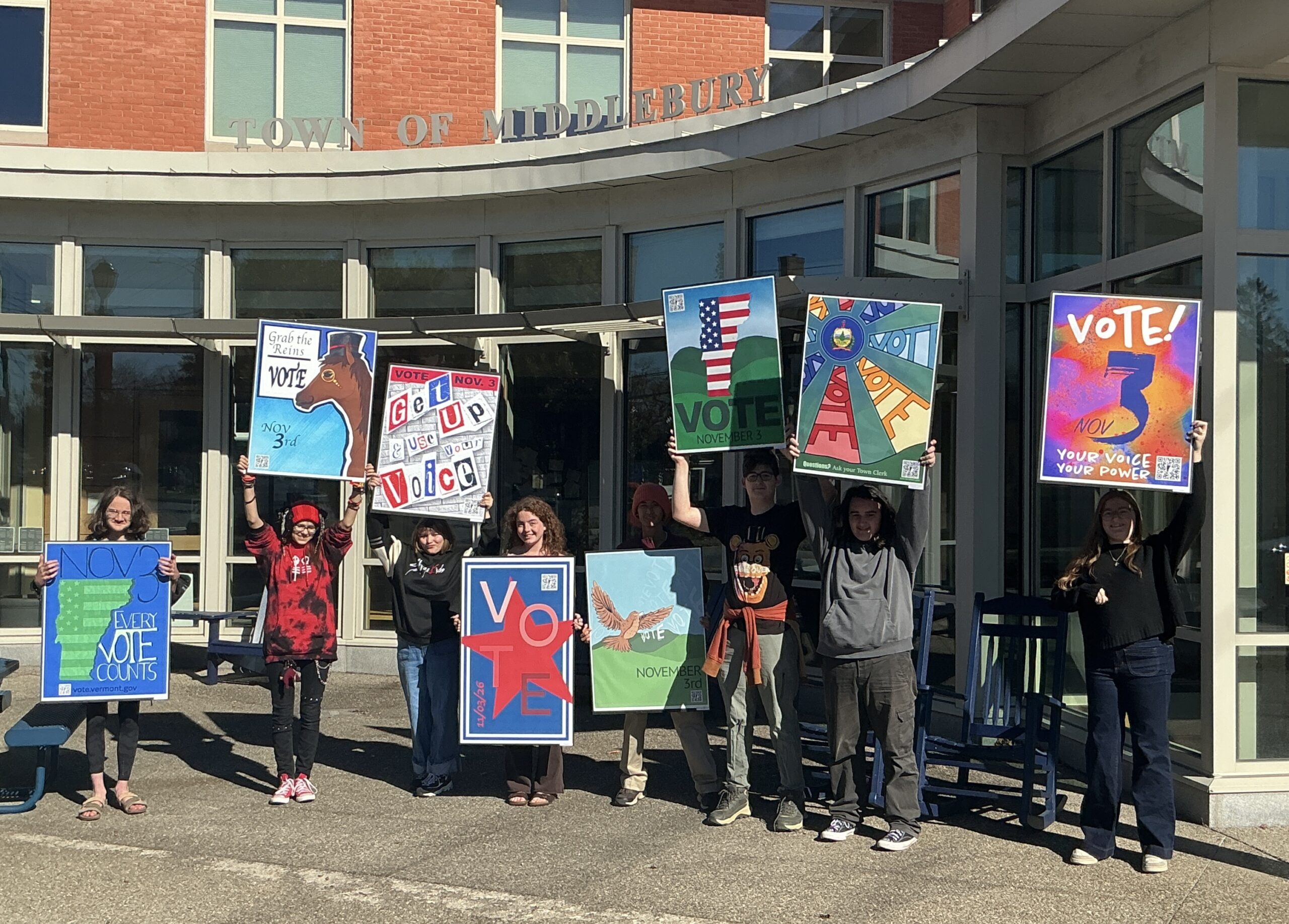 Career center students ‘design for democracy’